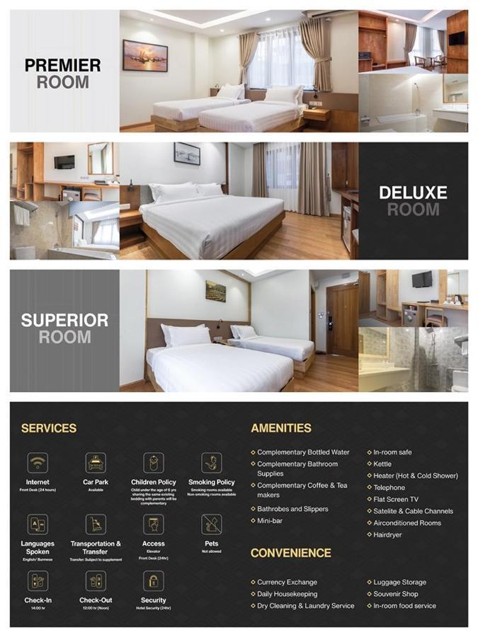 The Gandamar Hotel , Rangoon Buitenkant foto